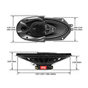 BOSS Audio Systems CH4330B Chaos Exxtreme Series - Altavoces estéreo para Puerta de Coche de 4 x 10 Pulgadas, 400 vatios máximo, 3 vías, Audio de Rango Completo, tweeters, coaxiales, se Venden en