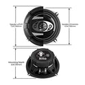 Boss Audio Gama Completa, Altavoces del Coche de 4 vías