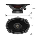 BOSS Audio Systems BHD14 Harley Davidson - Kit de altavoces de alforja de 6 x 9 pulgadas, se adapta a motocicletas seleccionadas de Road Glide y Street Glide 2014+, 300 vatios de potencia por par, rango completo, 2 vías, se vende en pares