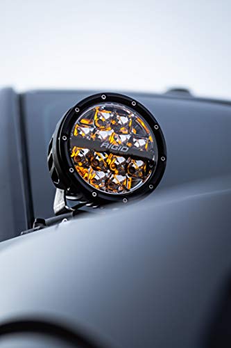 Rigid Industries – Kit de Luces A-Pilar, Compatible con el 4Runner 2010-2020 – Incluye Luces de transmisión de la Serie 4 en 360