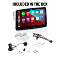 BOSS Audio Systems BVCP9700A-C - Sistema estéreo de Coche - Apple CarPlay, Android Auto, 7 Pulgadas Doble DIN, visualización táctil, Audio Bluetooth y Unidad Principal de Llamadas, Receptor de Radio,