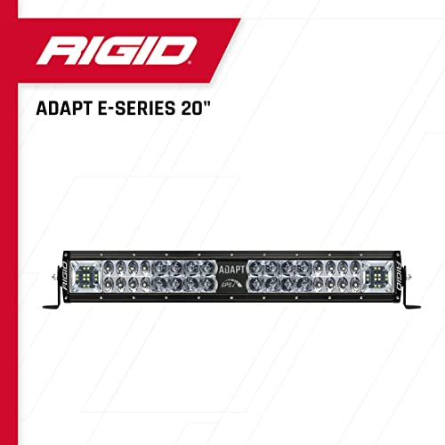 Rigid Industries - Adapt E Series Barra de luz LED, 20 Pulgadas: luz Todoterreno para ATV y Auto (260413)