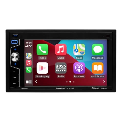 BOSS Audio Systems Elite Series BE62CP-C Reproductor multimedia para coche Apple CarPlay (reacondicionado)