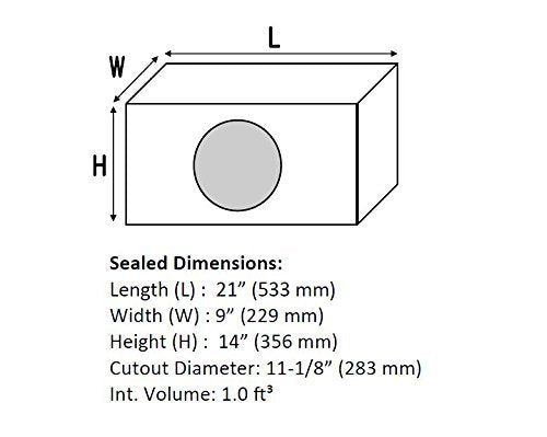 Boss Audio D12F Phantom 12-Inch 1000-watt Single Voice Coil Subwoofer