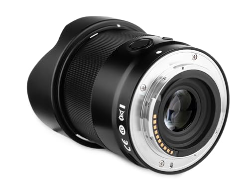 Yongnuo YN16MM F1.8S Lente de Gran Angular Prime para Sony E-Mount, Lente de Marco APS-C de Gran Apertura, Enfoque automático, para cámaras Sony sin Espejo