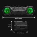 BOSS Audio Systems ATV UTV Altavoces Cuadrados
