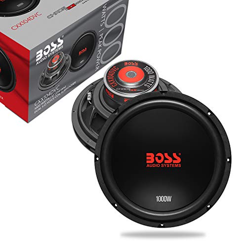 Boss Chaos Exxtreme 10 Inch 1000 Watt Dual Voice Coil 4 Ohm Car Audio Subwoofer
