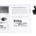 Boss MC420B - Altavoces Bluetooth de 600 W, sistema de manubrio amplificador, motocicleta/ATV