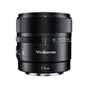 YONGNUO YN11MM F1.8S Lente para Sony, 11 mm F1.8 Lente fija de apertura grande, enfoque automático APS-C, lente ultra gran angular para cámaras Sony E Mount sin espejo