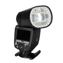 Yongnuo YN650EX-RF Flash inalámbrico Speedlite, GN60 24 abalorio de lámpara LED TTL HSS, Master Slave Flash con sistema de RF incorporado de 2.4 G, para cámara Canon DSLR