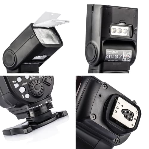 YONGNUO YN968EX-RT YN968EXRT GN60 Flash inalámbrico LED Speedlite Master TTL HSS para cámaras Digitales Canon