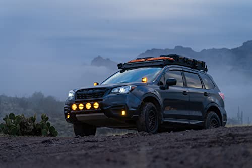 RIGID INDUSTRIES 36123-360 Series - Punto de 4 pulgadas con lente ámbar PRO e iluminación trasera | Par