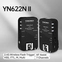 YONGNUO Wireless TTL Flash Trigger YN622N II with High-speed Sync HSS 1/8000s for Nikon Camera