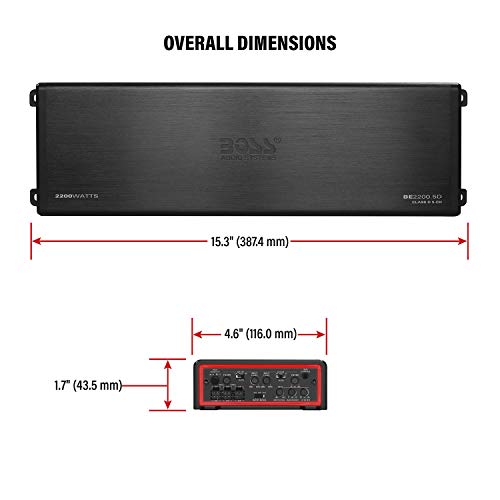 BOSS Audio Systems Elite - Amplificador de coche