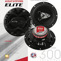 BOSS Audio Elite B653 6.5", 3 Way, Black Poly Injection Cone, 300 Watt Max Speakers (Per Pair)