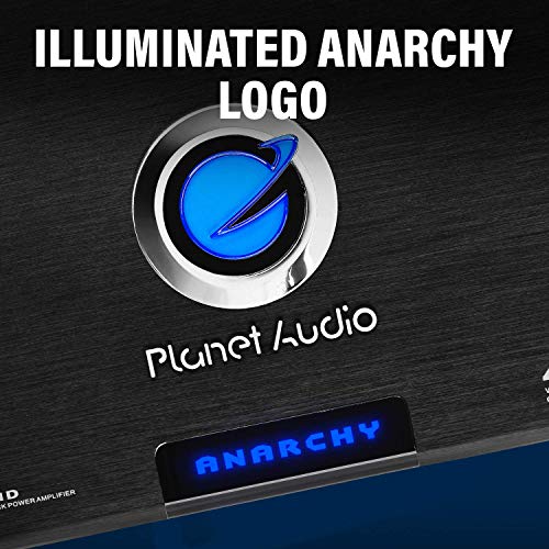 Planet Audio AC40001D 4000W MAX Anarchy Series Class D Monoblock Power Amplifier