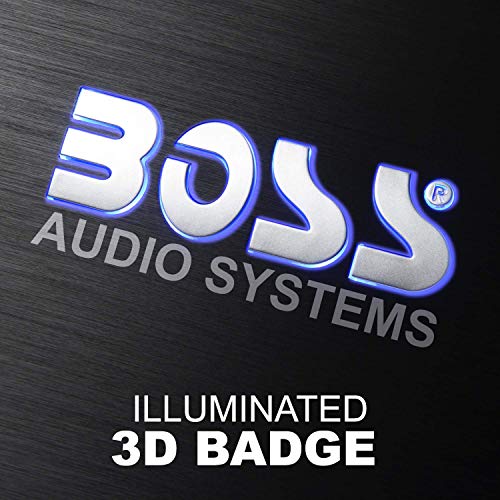 BOSS Audio Amplificador de energía MOSFET DE de 2 Canales, con Control Remoto para Nivel del subwoofer