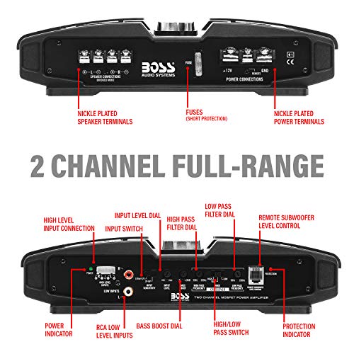BOSS Audio PT1000 Phantom 1000 Watt 1000 W Negro Altavoz