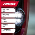 Rigid Industries 36117 Serie 360 Luz LED Todoterreno de 4 Pulgadas para Velocidad Moderada de 20 a 50 mph Plus par de retroiluminación Blanca