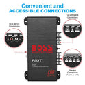 BOSS Audio 2 Canales MOSFET Amplificador de energía con Control Remoto de Nivel del subwoofer