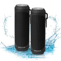 BOSS Audio Systems BOLT - Altavoz portátil inalámbrico Bluetooth – negro, altavoces fuertes de 1.5 pulgadas con graves, resistente a la intemperie, linterna, se vende en pares, para exteriores, hogar, fiesta, iPhone, computadora, computadora