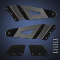 Nilight 2 soportes curvos de 52 pulgadas para barra de luz LED en la parte superior del techo del parabrisas para Chevy Silverado Suburban Avalanche Tahoe y GMC Yukon Sierra del 07 al 13