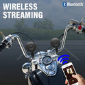 BOSS Audio Systems MCBK625BA - Sistema de sonido para altavoz de motocicleta - Bluetooth, amplificado, resistente a la intemperie, altavoces de 3 pulgadas, control de volumen multifunción, también se puede utilizar con vehículos UTV ATV