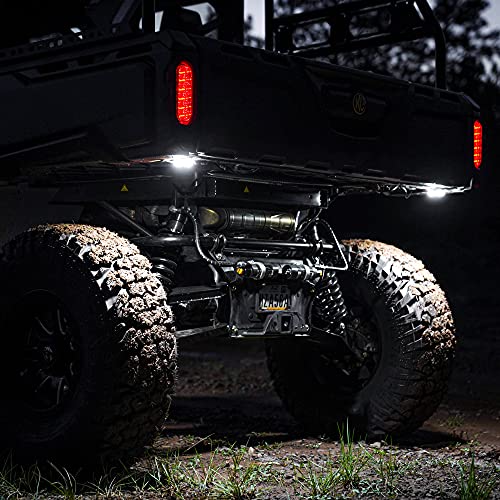 KC HiLiTES Cyclone V2 LED - Luz única, lente transparente, haz de inundación de 5 W