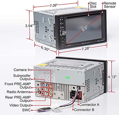 Boss Audio Systems 6.2" Car Audio CD/DVD Stereo Receivers