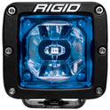 RIGID INDUSTRIES - Luces de retroiluminación azul radiance, luces LED de 3 x 3 pulgadas, 50.000 horas, capa en polvo, fácil de instalar, soportes de montaje incluidos, accesorios todoterreno (2