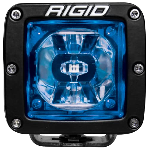 RIGID INDUSTRIES - Luces de retroiluminación azul radiance, luces LED de 3 x 3 pulgadas, 50.000 horas, capa en polvo, fácil de instalar, soportes de montaje incluidos, accesorios todoterreno (2