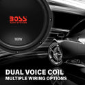 Boss Chaos Exxtreme 10 Inch 1000 Watt Dual Voice Coil 4 Ohm Car Audio Subwoofer