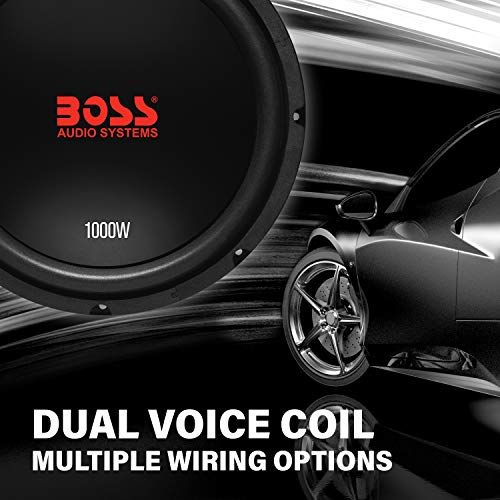 Boss Chaos Exxtreme 10 Inch 1000 Watt Dual Voice Coil 4 Ohm Car Audio Subwoofer