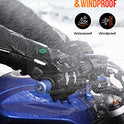 Guantes térmicos de motocicleta kemimoto, guantes calefactables para hombres y mujeres, guantes de calefacción impermeables con batería recargable, guantes eléctricos táctiles, 7.4 V 2600 mAh, calor hasta 3.5 – 6 horas (XXL, negro)