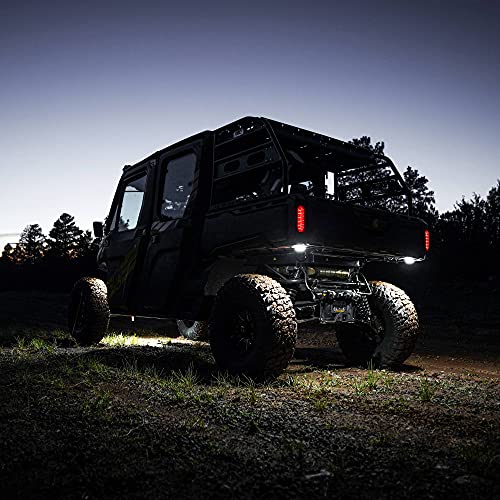 KC HiLiTES Cyclone V2 LED - Luz única, lente transparente, haz de inundación de 5 W
