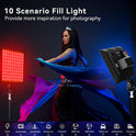YONGNUO YN300 Air II YN300Air II - Panel de luz LED de vídeo RGB de gama completa bicolor 3200K-5600K para Canon Nikon Pentax Olympus Samsung