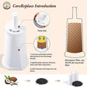 CoreReplace - Filtro de agua de repuesto para cafetera espresso Breville Claro Swiss - Comparar con la pieza #BES008WHT0NUC1