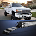 Nilight 2 soportes curvos de 52 pulgadas para barra de luz LED en la parte superior del techo del parabrisas para Chevy Silverado Suburban Avalanche Tahoe y GMC Yukon Sierra del 07 al 13