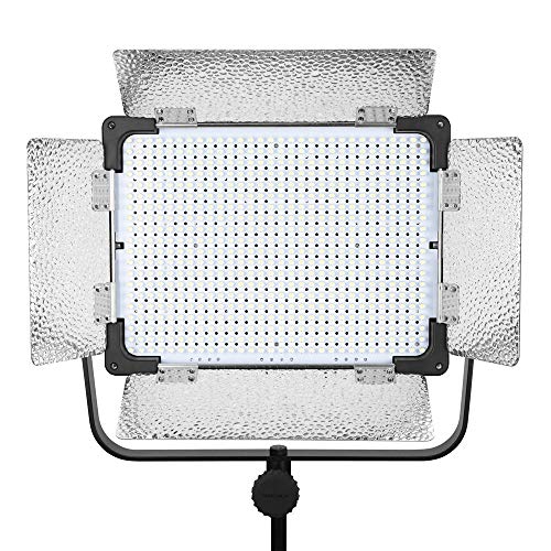 YONGNUO YN6000 Kit de luz LED de video con caja de luz y control de aplicaciones, 50 W regulable bicolor 3200K-5600 K iluminación de video CRI 95+, para juegos, transmisión/zoom/YouTube/Webex/fotografía