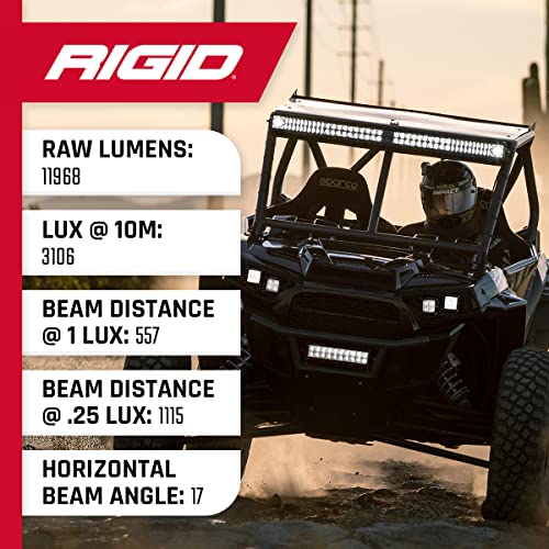 Rigid Industries - Adapt E Series Barra de luz LED, 20 Pulgadas: luz Todoterreno para ATV y Auto (260413)
