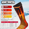 KEMIMOTO 2023 - Calcetines calefaccionados unisex con control de aplicación, calcetines eléctricos recargables para caza, senderismo, camping, esquí, invierno al aire última intervensión