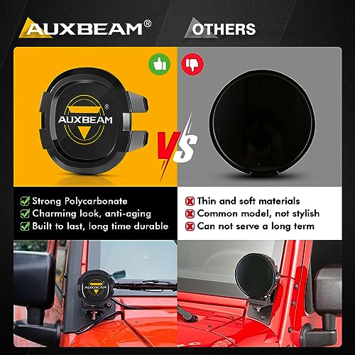 Auxbeam Cápsulas LED redondas de 4 pulgadas
