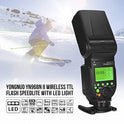 YONGNUO YN968N II YN968NII GN60, unidad Speedlite de flash inalámbrico en la cámara, HSS TTL 1/8000s, para Nikon D7300 D7200 D7100 D5600 D5500 D3300 D3000 D500 D810 D7500000