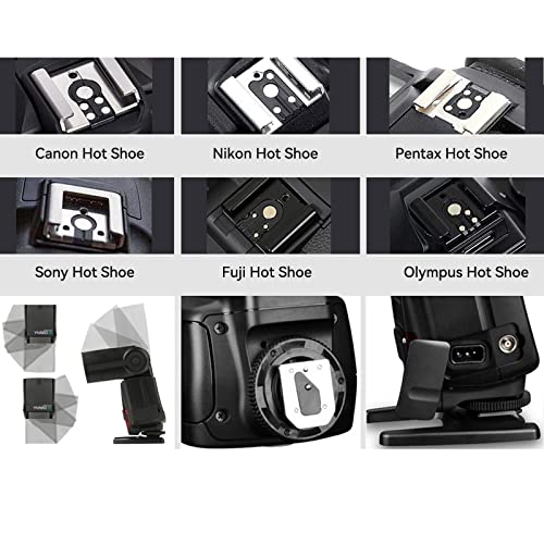 YONGNUO YN560IV YN560 IV YN-560 IV Flash inalámbrico Speedlite, GN58 Manaul Multi Master + Flash esclavo, sistema de disparo integrado, visualización LCD negativa