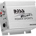 Boss MC420B - Altavoces Bluetooth de 600 W, sistema de manubrio amplificador, motocicleta/ATV