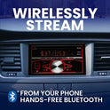 Boss Audio Estéreo para automóvil, Bluetooth, MP3/USB/SD Am/FM con Control Remoto, iluminación Multicolor, (sin CD/DVD)