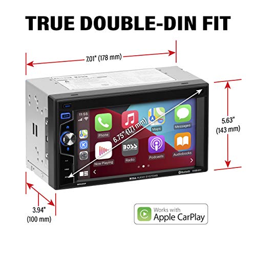 Boss Audio Systems Elite Series BE62CP-C Apple CarPlay Car Multimedia Player