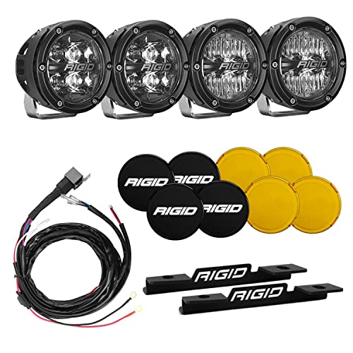 Rigid Industries 46722 A Luz de pilar - Kit para Ford Bronco