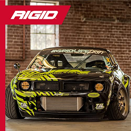 RIGID Industries - Luz LED Todoterreno de la Serie 360 de 6 Pulgadas para Velocidad Moderada de 20 a 50 mph Plus par de retroiluminación Blanca