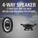 Boss Audio - Altavoces para Coche de 4 vías